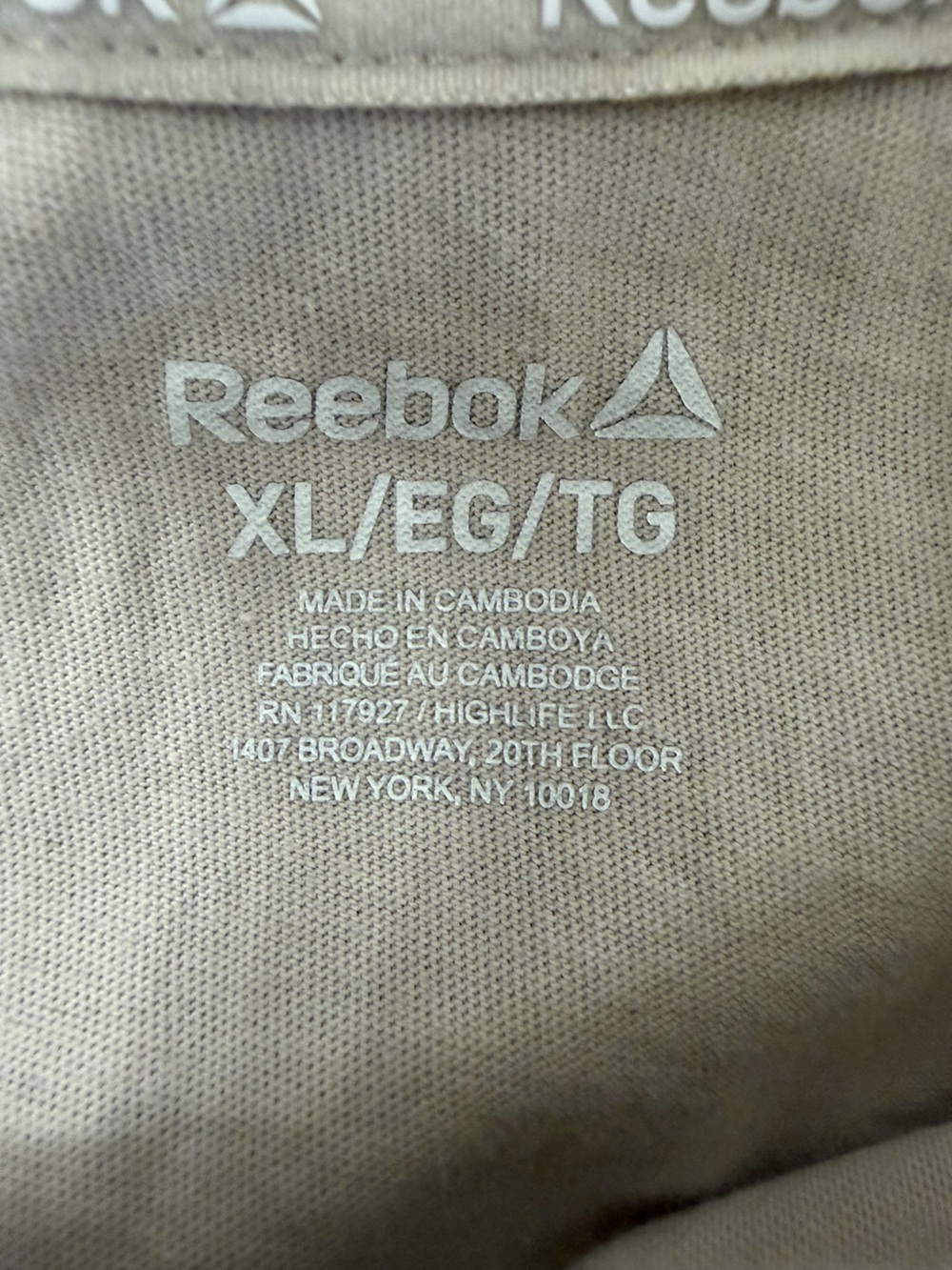 Reebok Short Sleeve Crew Tee — Black, Gray, White/Cream - Picture 4 of 6